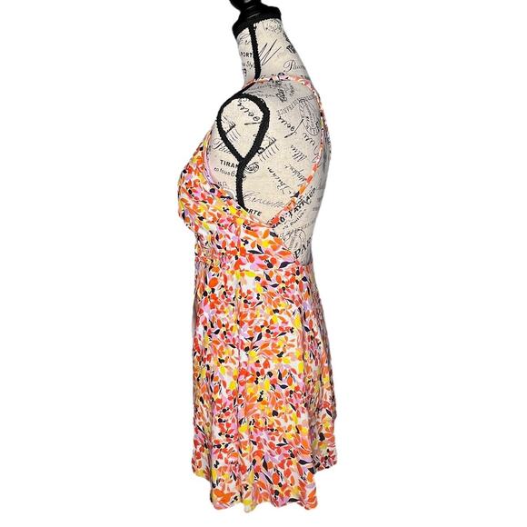 Anne Cole SIZE 10 V Neck Surplice Maillot One Piece Skirt Bottom Swim Dress - Picture 3 of 14